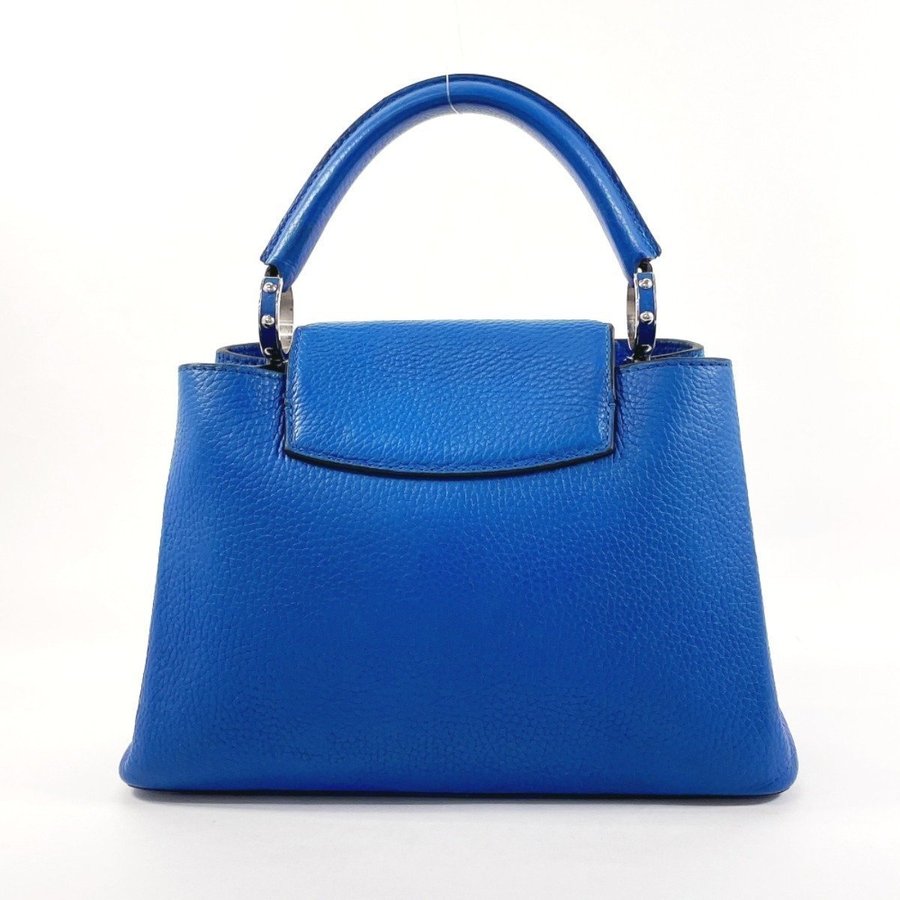 LOUIS VUITTON Handbag M51984 Parnassus Capucines BB Taurillon Blue