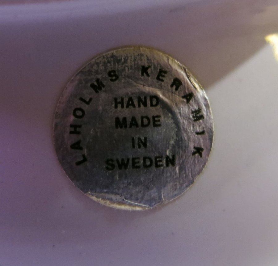 Skål potta Laholm Keramik Handmade in Sweden