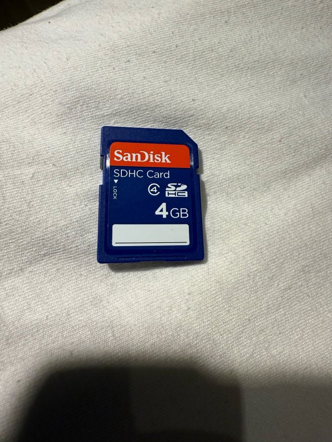 Sandisk SDHC-kort 4GB