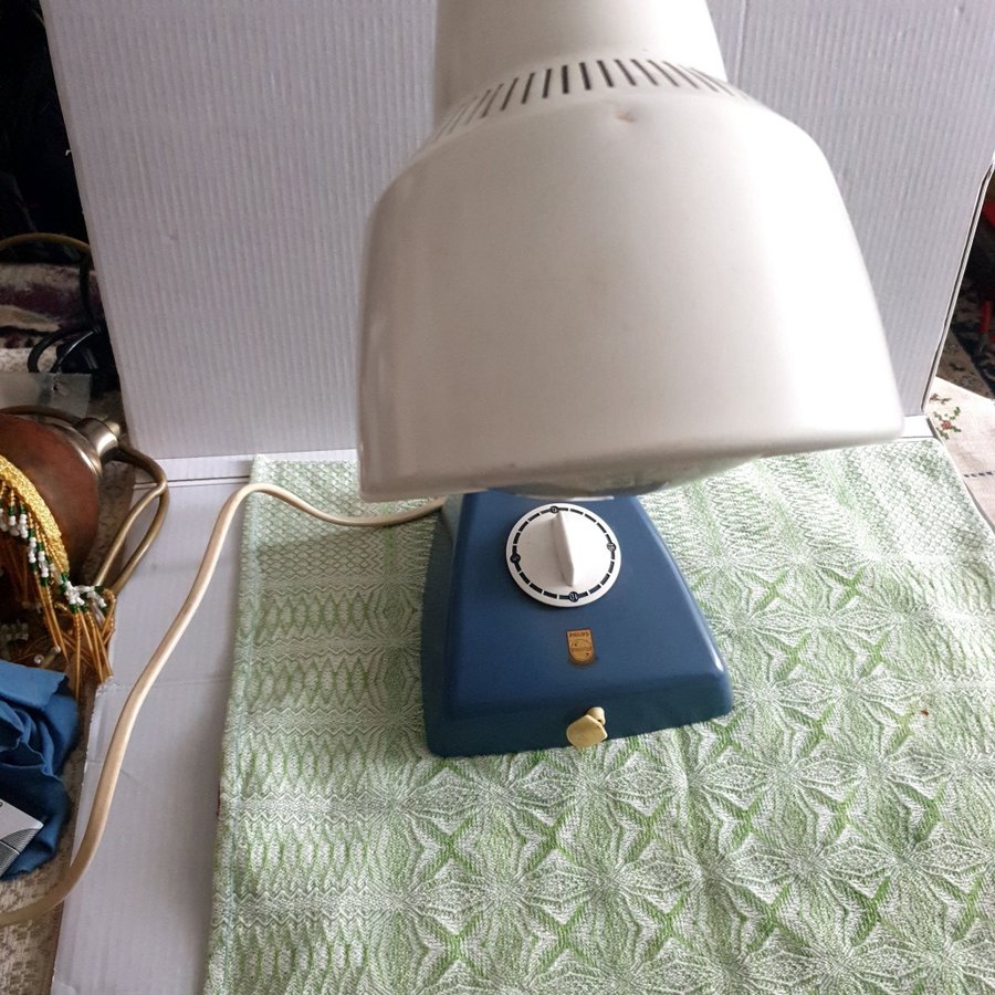 Vintage/retro solar lamp, Philips 1960s, quartz lamp