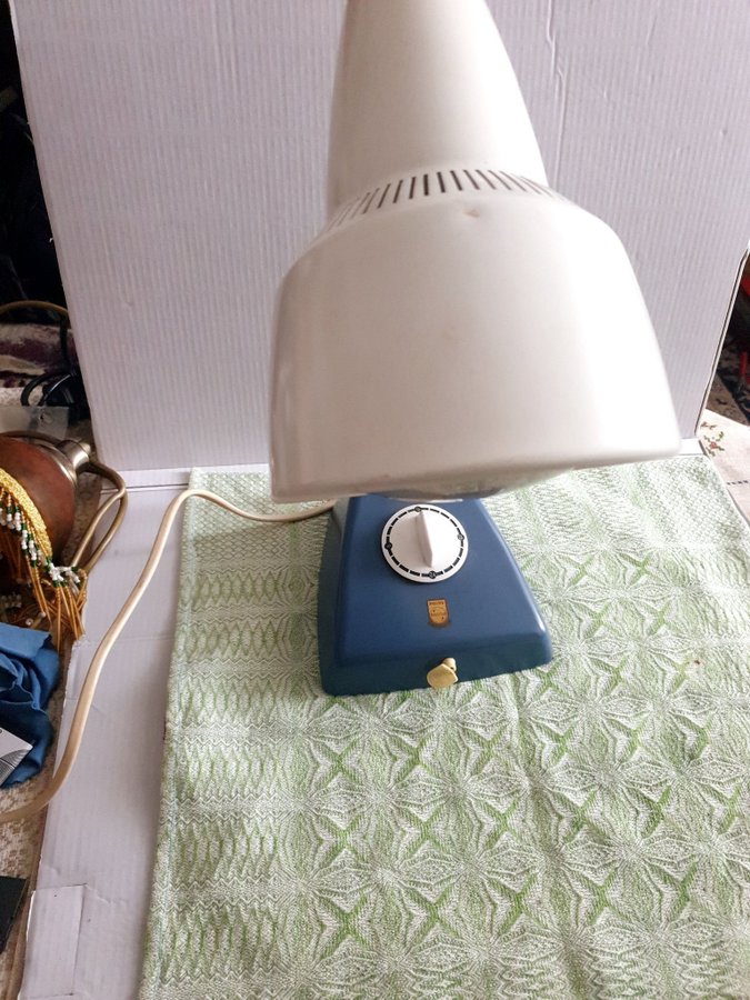 Vintage/retro solar lamp, Philips 1960s, quartz lamp