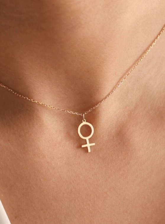 Venus Kvinnotecken Feminism halsband