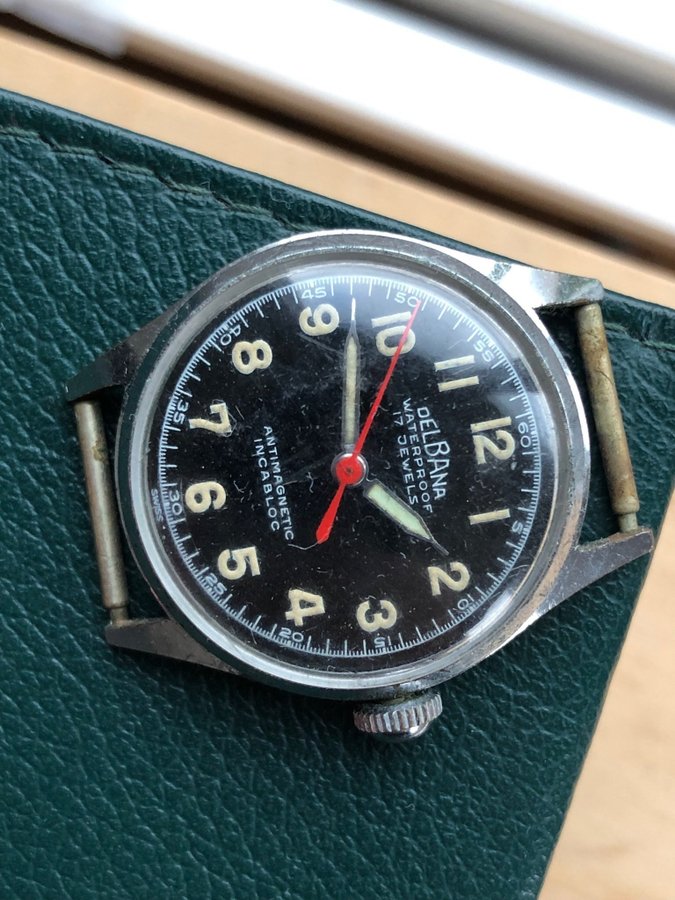 Delbana vintage klocka 29mm