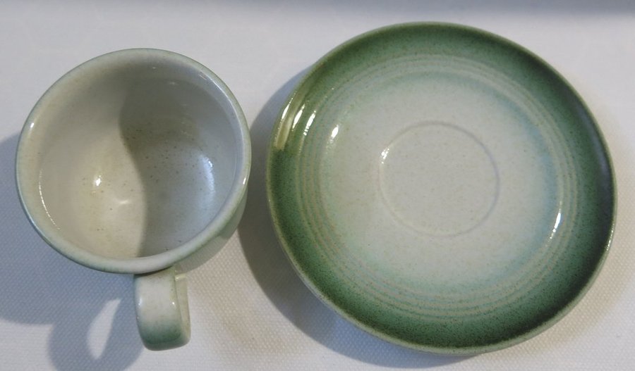 Kopp med fat PARK Höganäs Keramik Stoneware Sweden