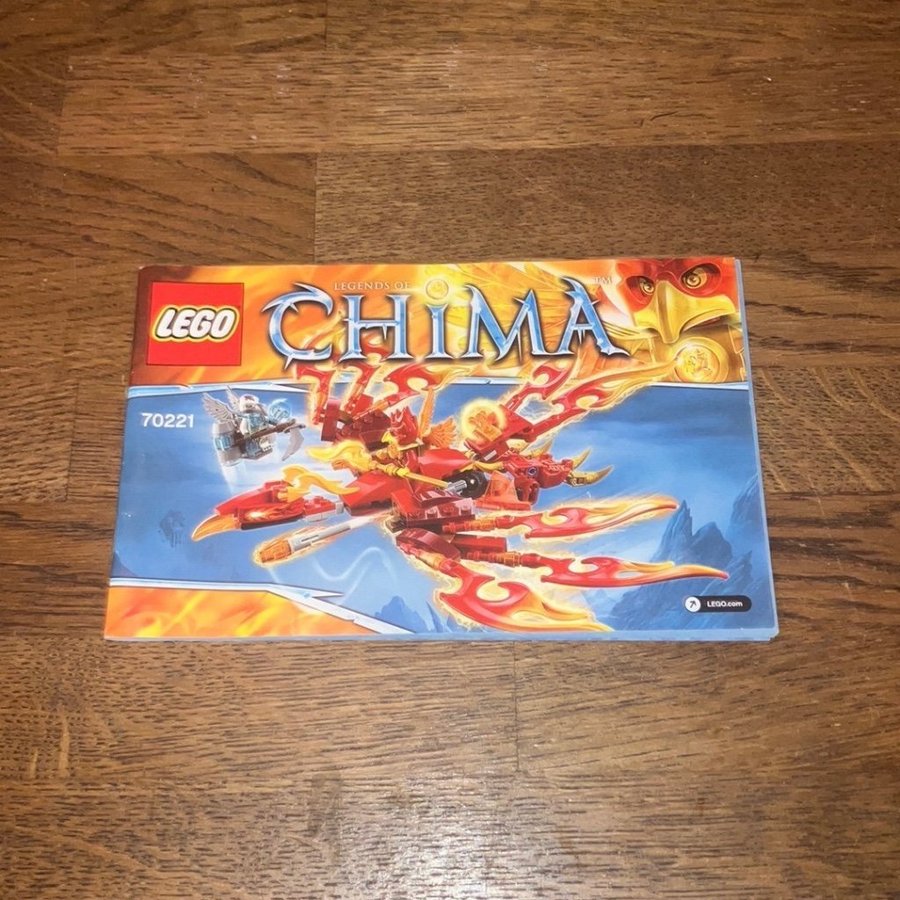 LEGO Chima 70221 - Lavabästen -endast Byggmanualer