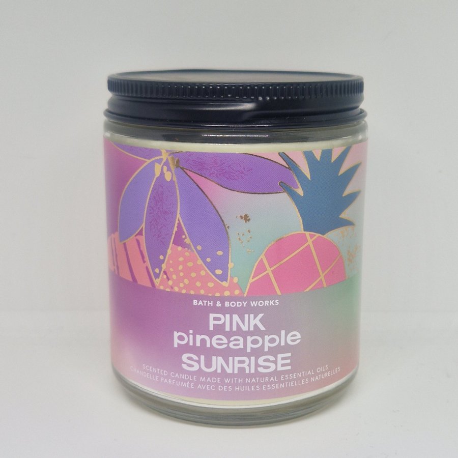 Bath  Body Works Pink - Pineapple Sunrise Doftljus