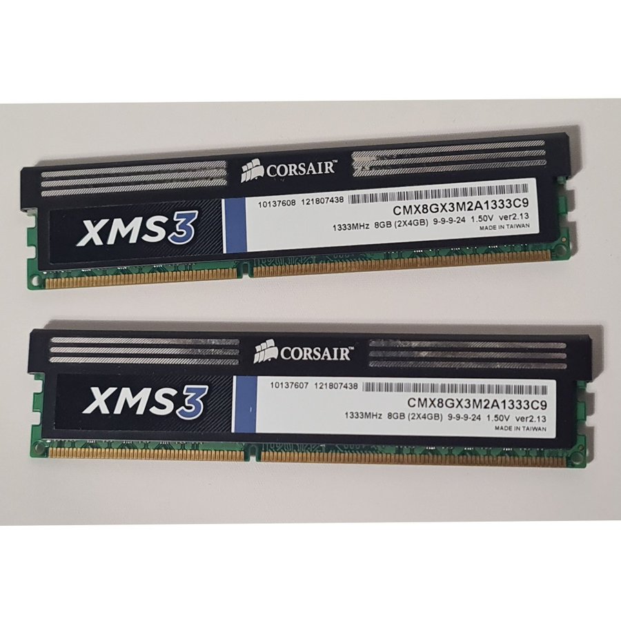 Corsair XMS3 8Gb (2x4Gb) 1333Mhz