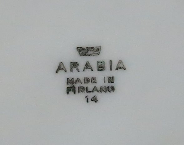 Assiett Arabia Made in Finland