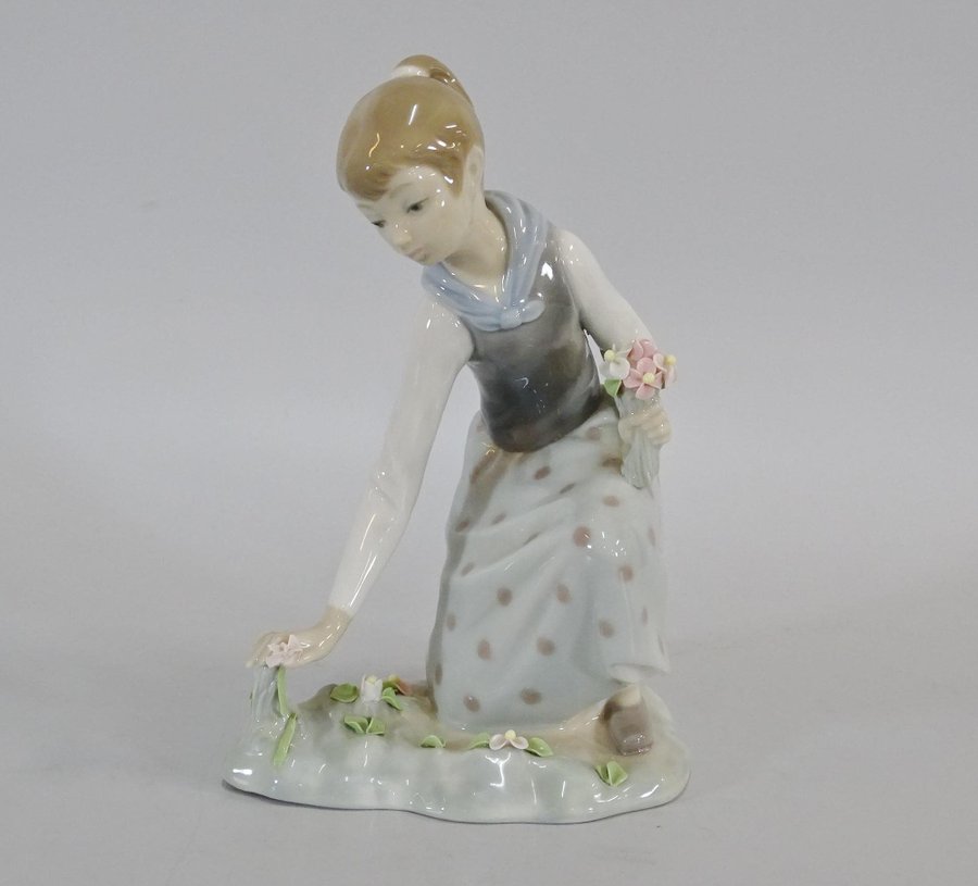 1 st stor Figurin Lladro Spanien  H 20