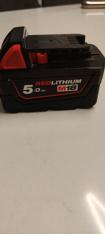 Milwaukee RedLithium M18 5.0 Ah batteri