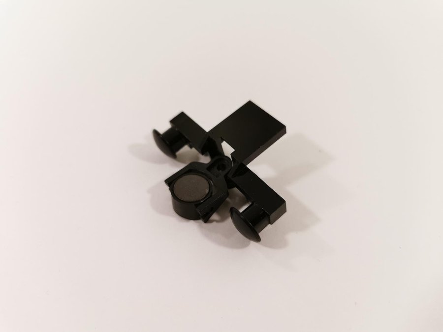 Lego - del till tåg - koppling - med magnet - part 4022c02 - svart