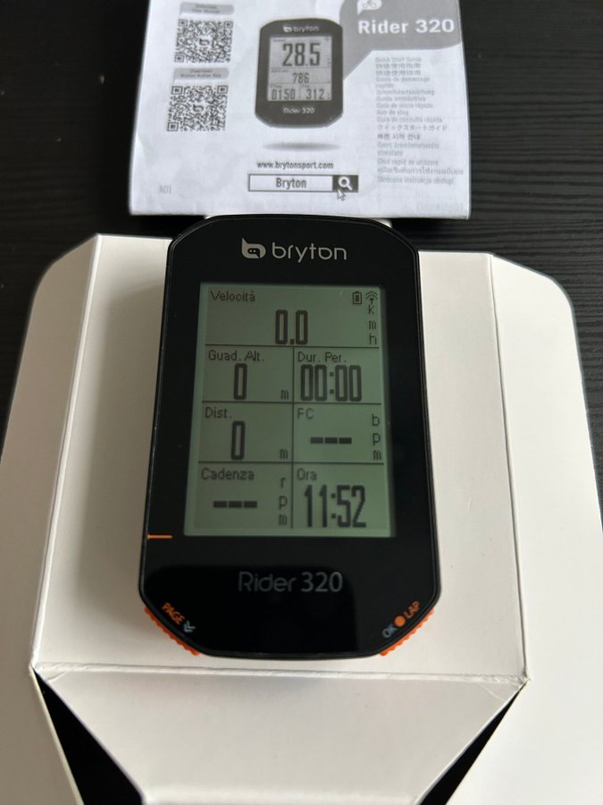 Bryton Rider 320 GPS Cykelcomputer