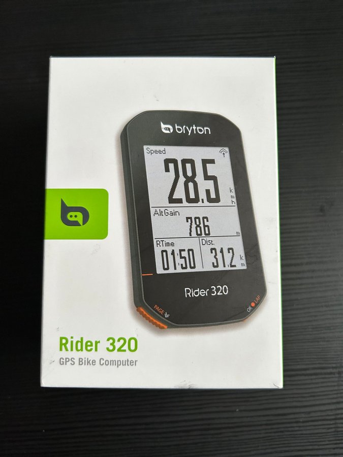 Bryton Rider 320 GPS Cykelcomputer