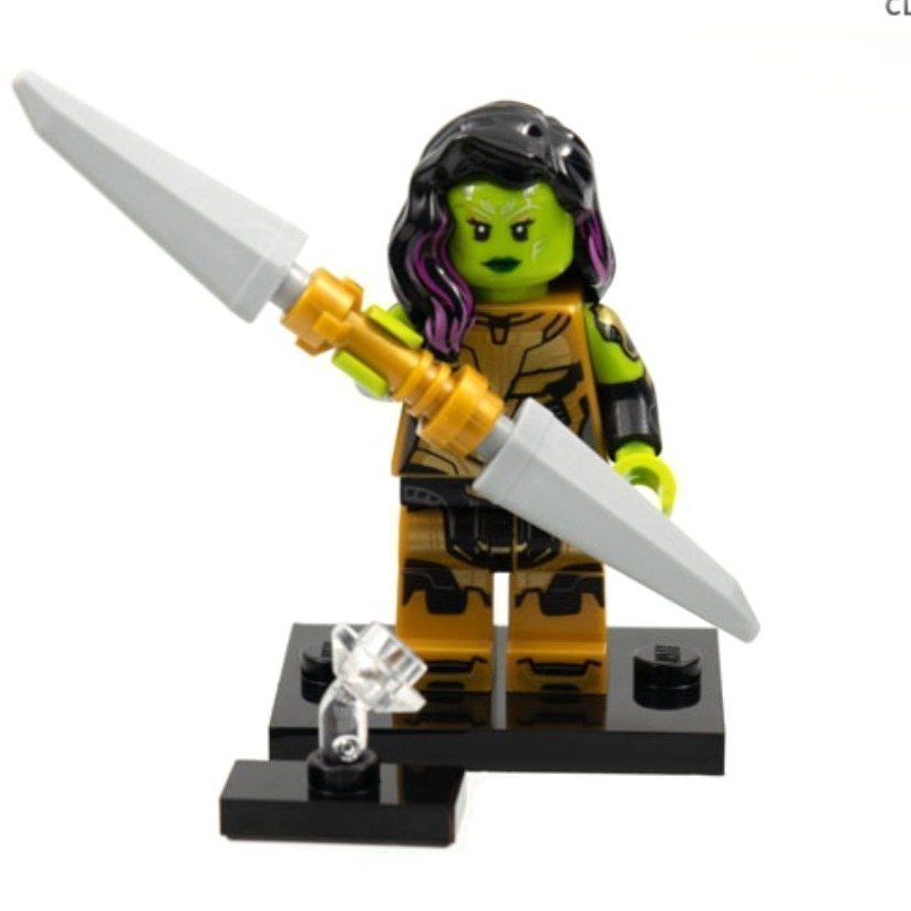 Lego minifigures Marvel series 1 Gamora with blade of Thanos, oöppnad!