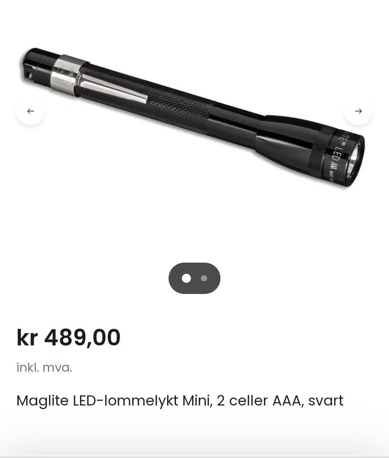 Ny i ask! Mini Maglite ficklampa