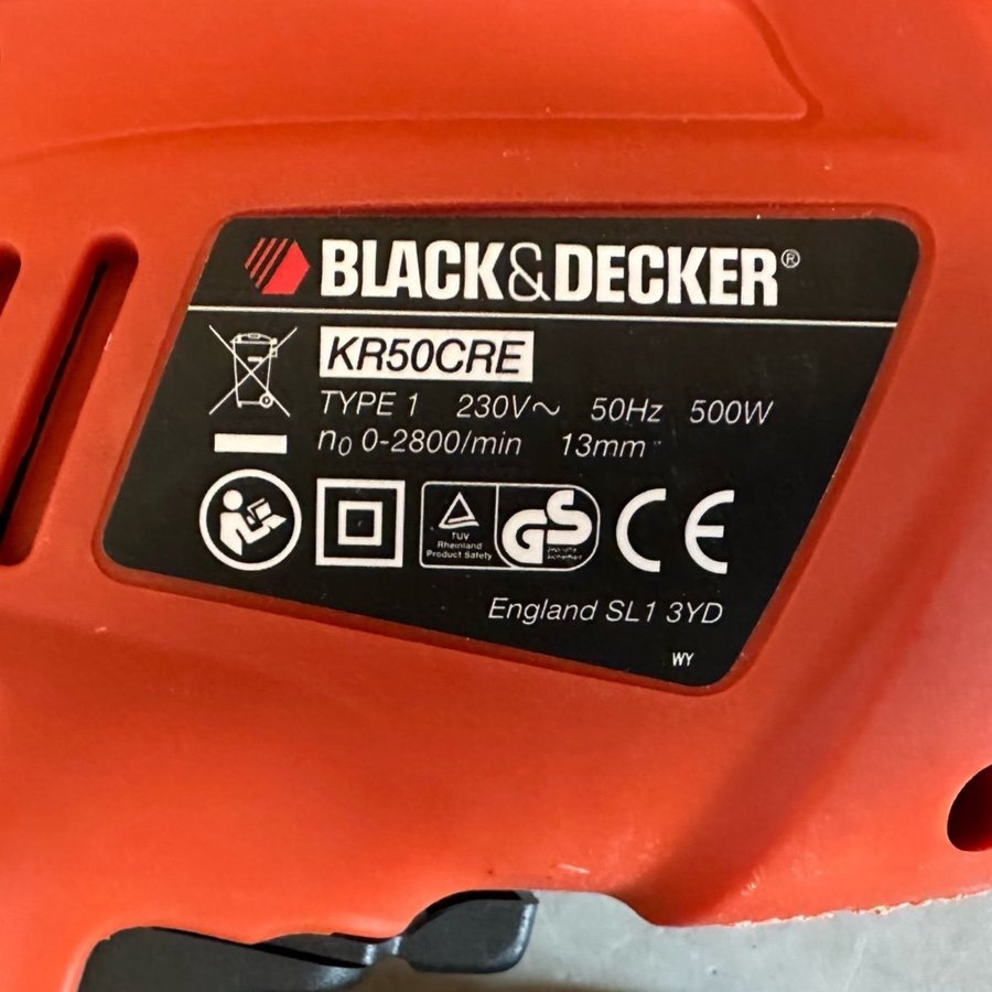 Black  Decker KR50CRE Borrmaskin