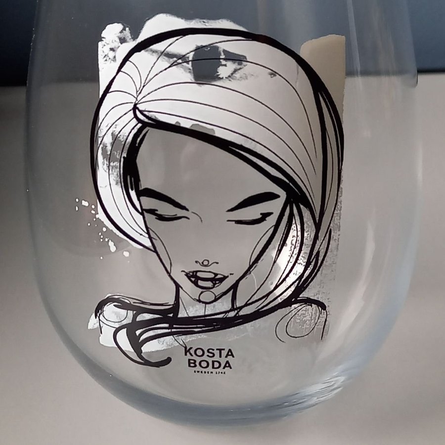 Oanvända! Kosta Boda All About You 2st tumblerglas White