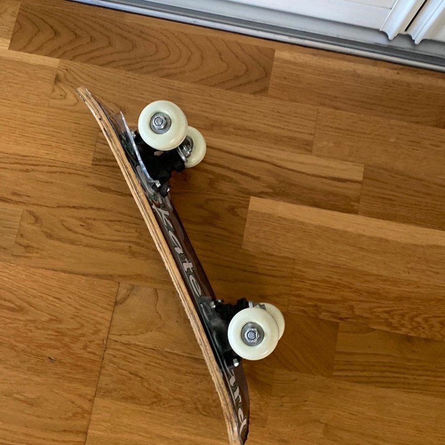 Skateboard med drakmotiv längd 43 cm