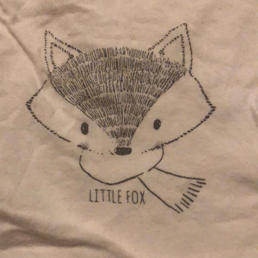 Snutte little fox snuttefilt liten räv filt gosse