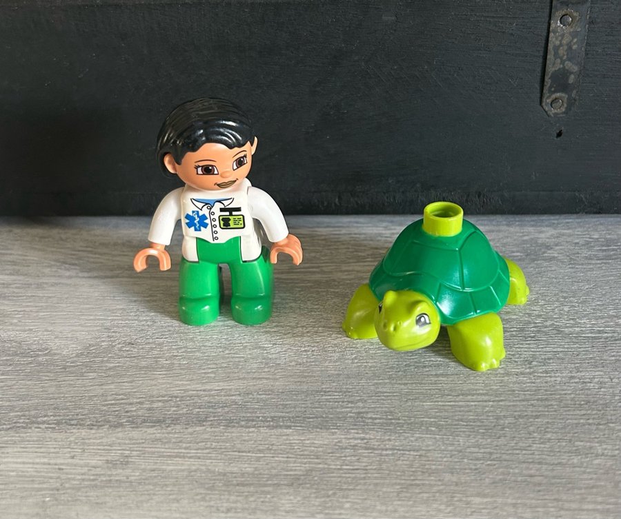 Lego Duplo sköldpadda och doktor veterinär