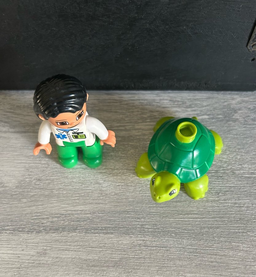 Lego Duplo sköldpadda och doktor veterinär