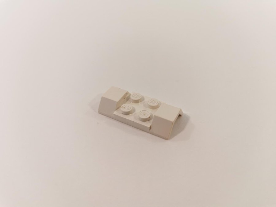 Lego - del till fordon - hjulhus - äldre - 2x4 - part 3787 - vit