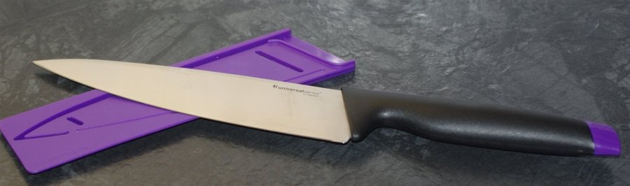 NY U-series Kockkniv från Tupperware lila kock kniv rejäl