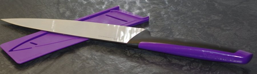 NY U-series Kockkniv från Tupperware lila kock kniv rejäl