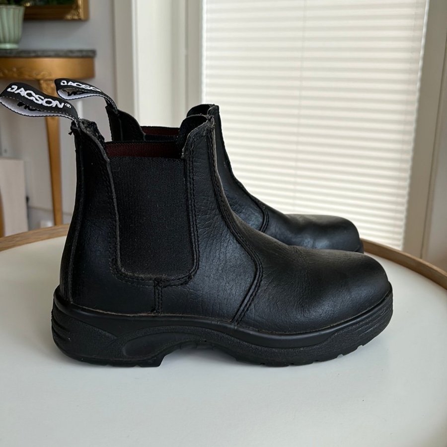 Ridskor, Jacson Jodhpurs med stålhätta, Chelsea Boots, svart Storlek 37