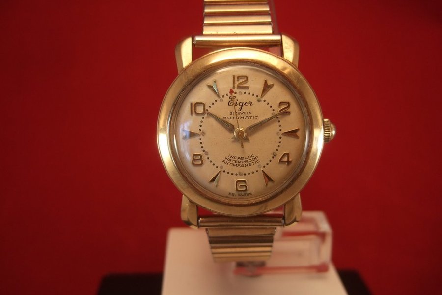 Eiger Automatic. Stämplad 14K (585). A532833