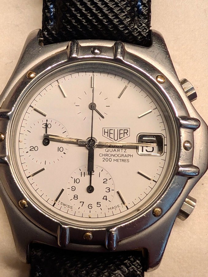 Heuer 2000 Quartz Chronograph - Säljes