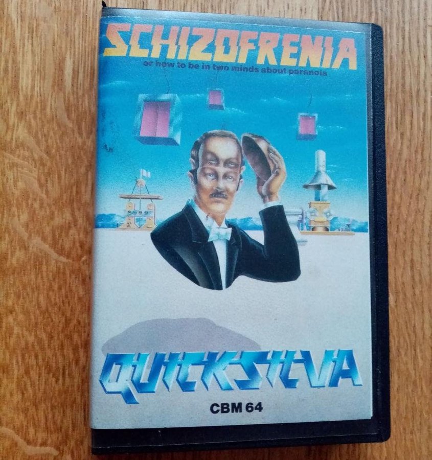 Schizofrenia (Quicksilva) ->TESTAD<- Commodore 64 / C64 Spel