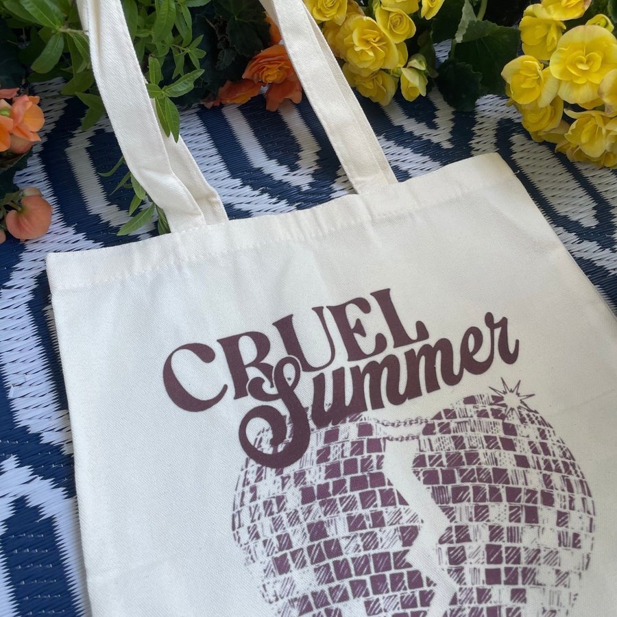 Cruel summer Taylor Swift swifites Inspiration Jute Bag Tote Bag