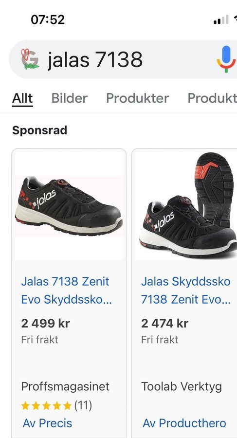 Arbetsskor (40)JALAS,Skyddsskor,Skyddssko,Arbetssko,Sneakers/Nypris 2800:-Nytt!