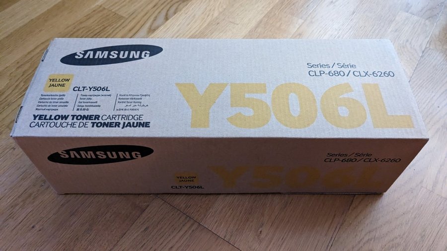 Ny toner Samsung CLT-Y506L (Gul)