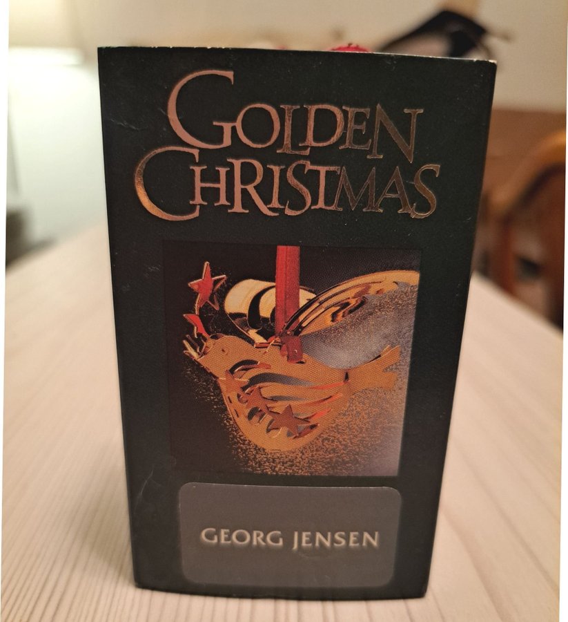 Georg Jensen Golden Christmas Julpynt Fågel 2009 2000