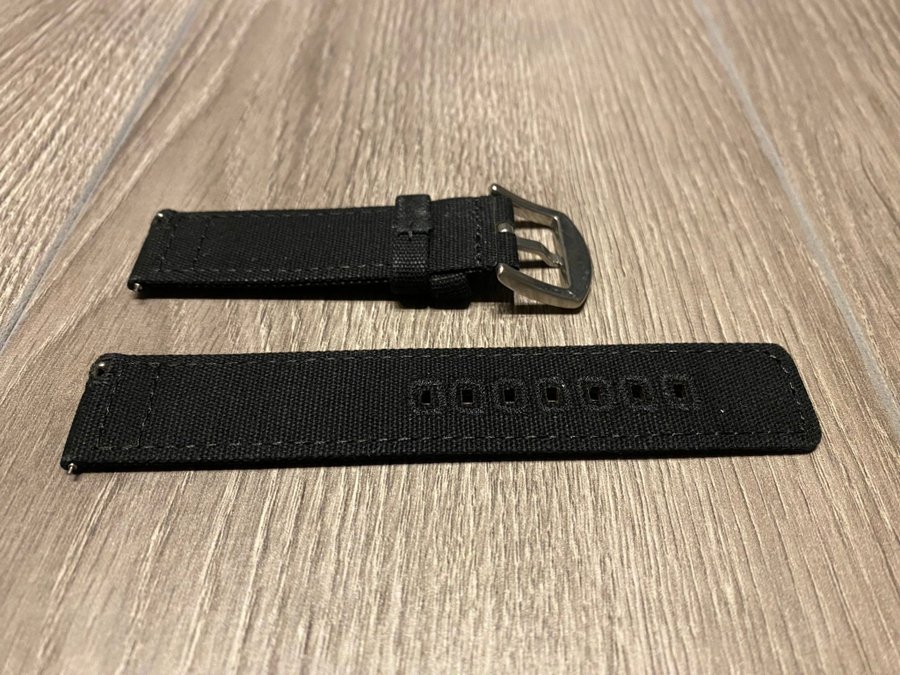 Klockband Canvas 20mm