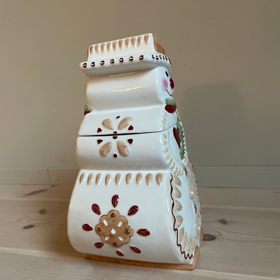 Villeroy  Boch porslin Cookieburk, kakburk, snögubbe