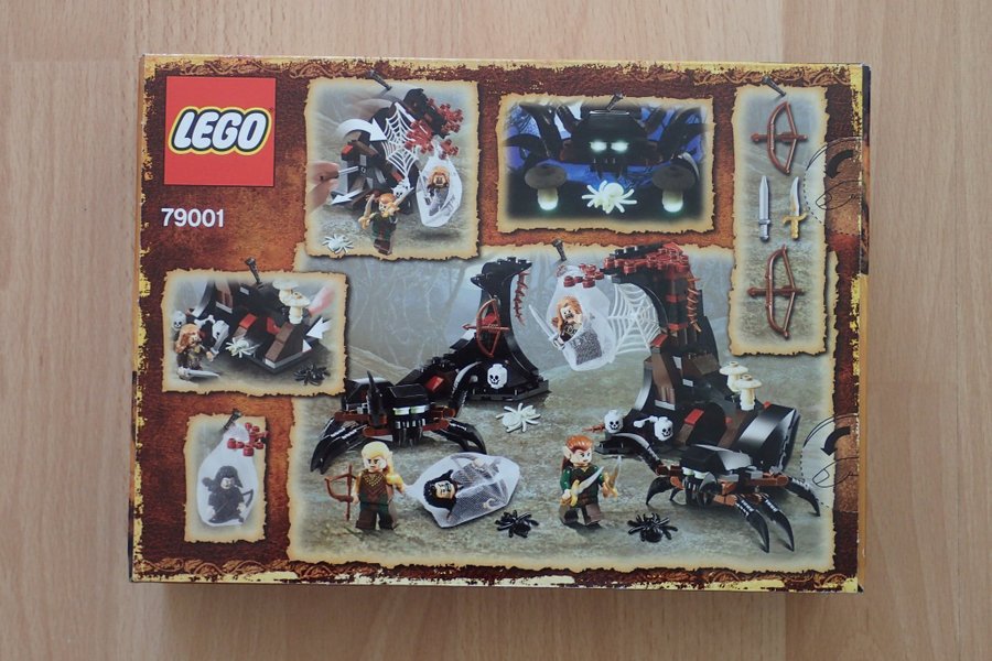 OÖPPNAT – LEGO The Hobbit, Escape from Mirkwood Spiders 79001