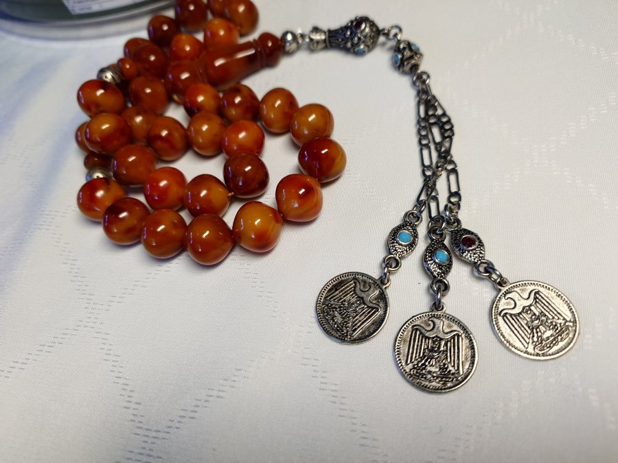 Tasbih Sandalus med Silver