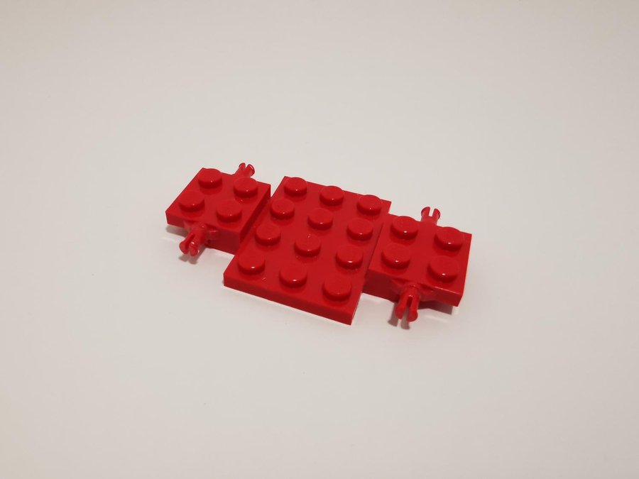 Lego - underdel till fordon - part 2441 - röd