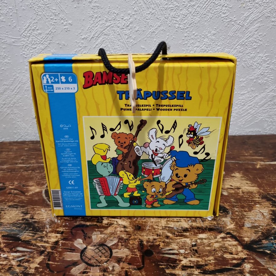 Bamse Träpussel från Kärnan 6 bitar