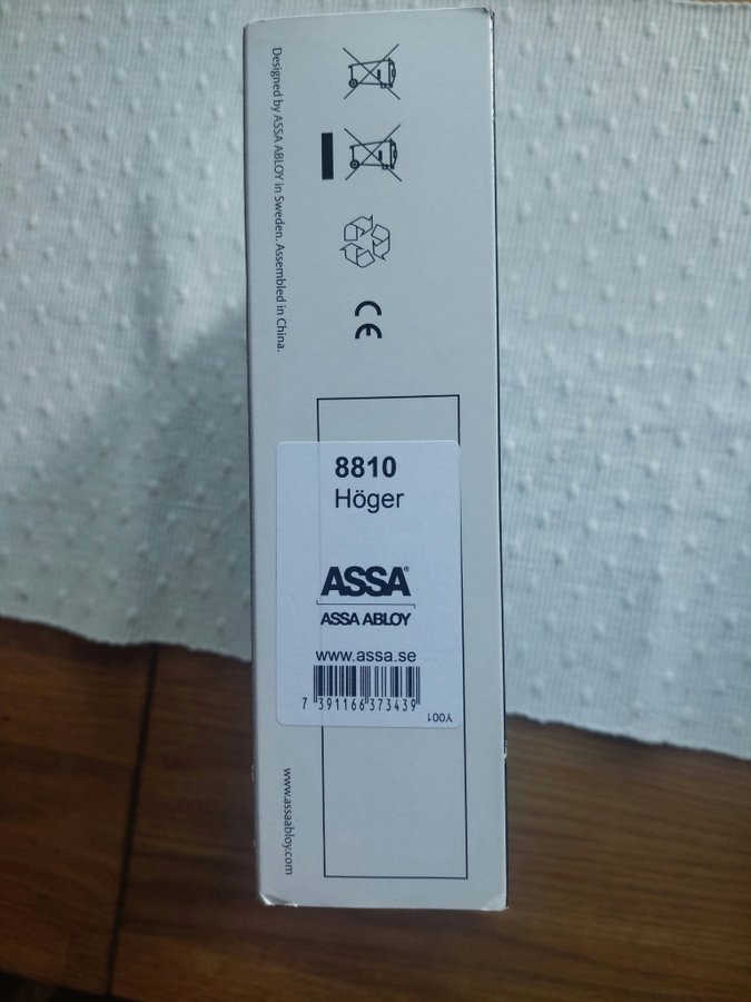 Assa Abloy 8810 Kodlås code Lås Höger handtag