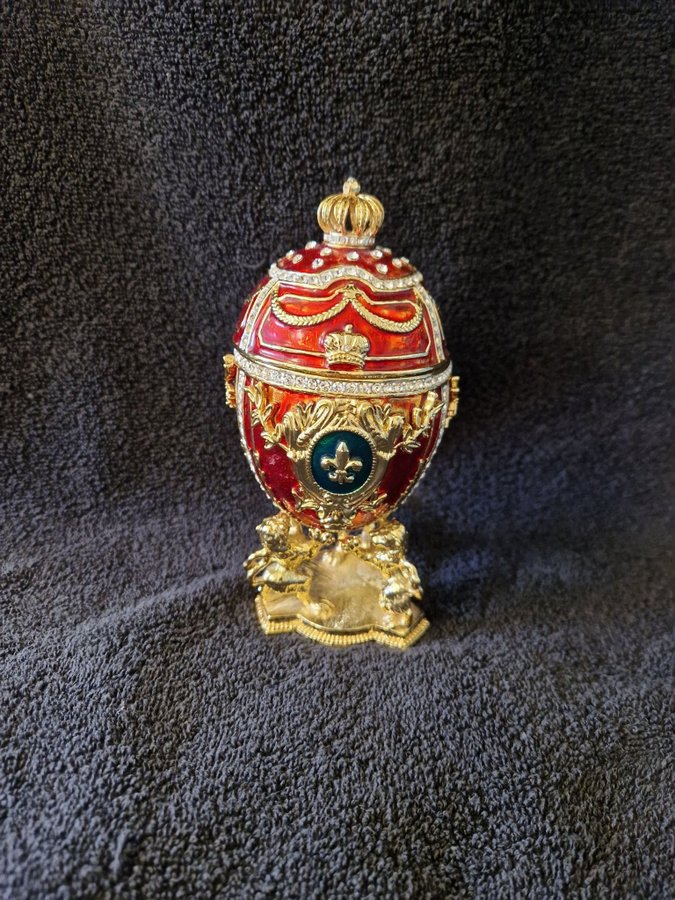 Metallägg - Faberge kopia