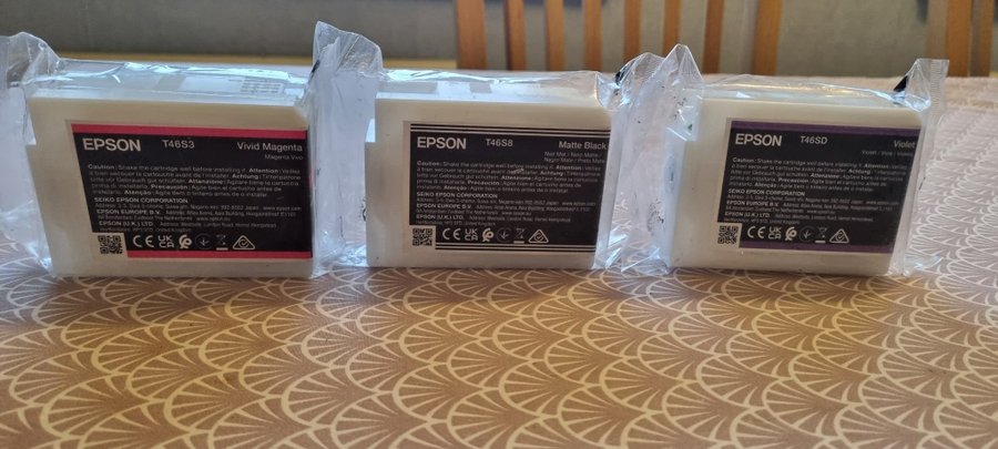 Epson T46S3,T46S8 och T46SD bläckpatroner