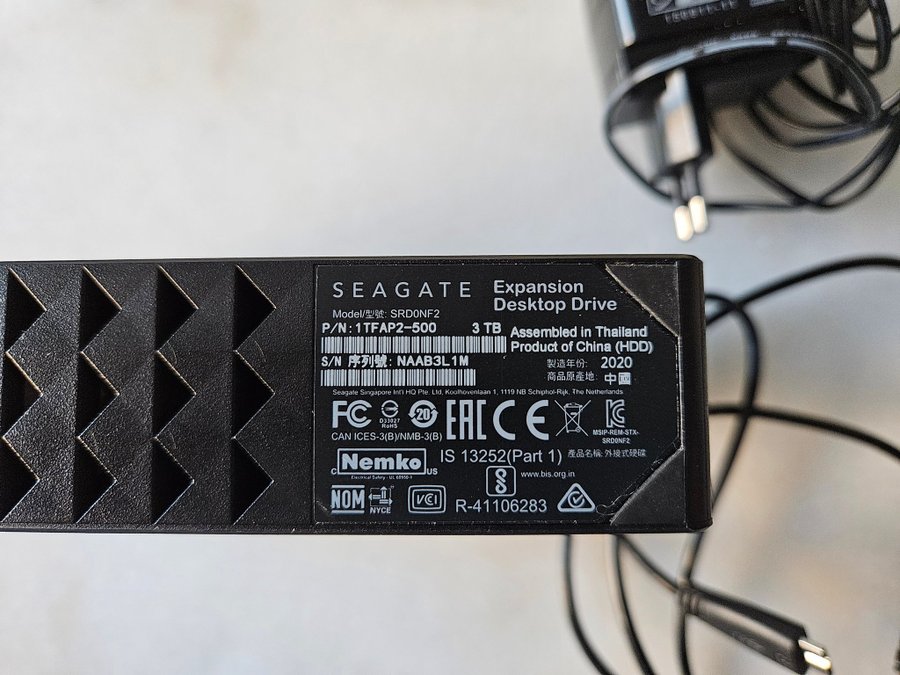 Seagate Expansion Desktop Drive 3TB