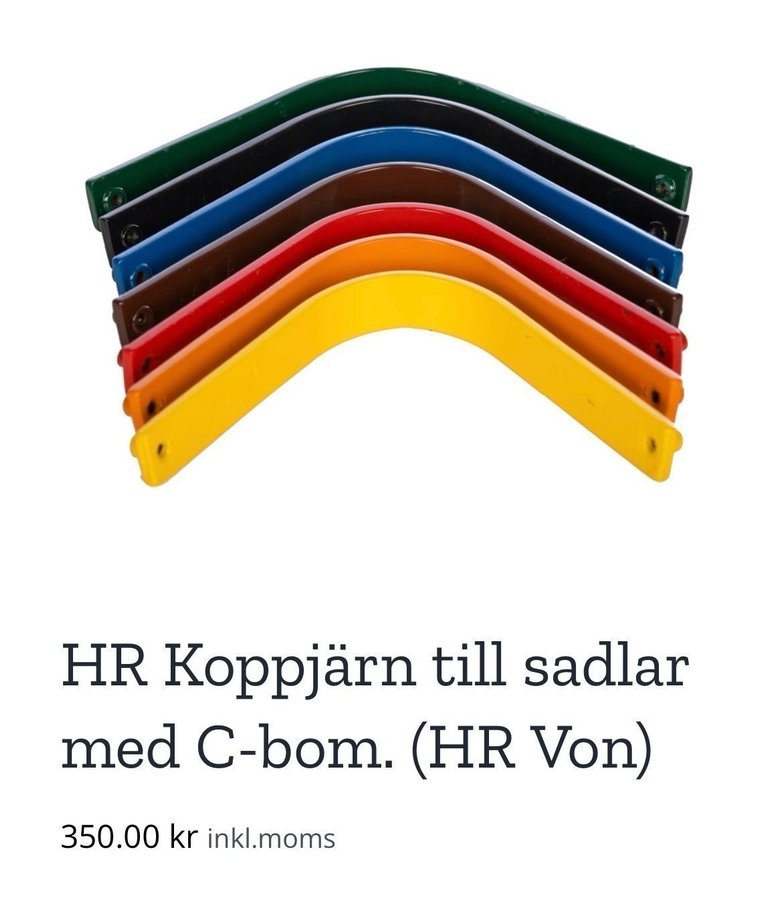 HR Koppjärn till sadel med C-bom (HR Von)