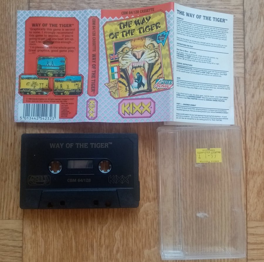 Way of the Tiger (Kixx - Gremlin Graphics) - Commodore 64 / C64 Spel