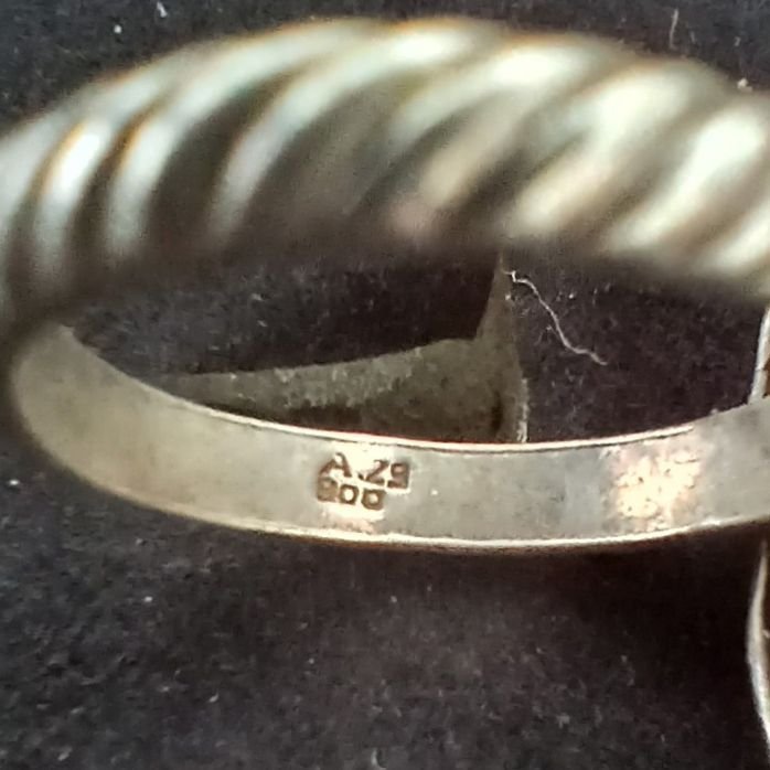 Vintage silver ring nr 5