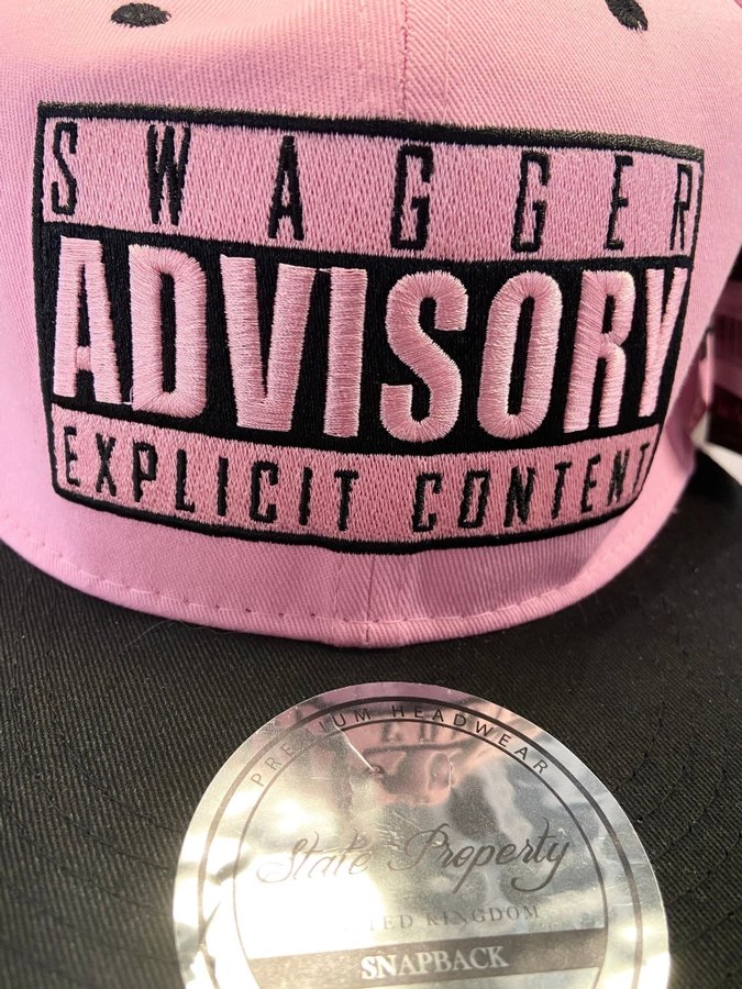 State Property Swagger Advisory Snapback Rosa / Svart